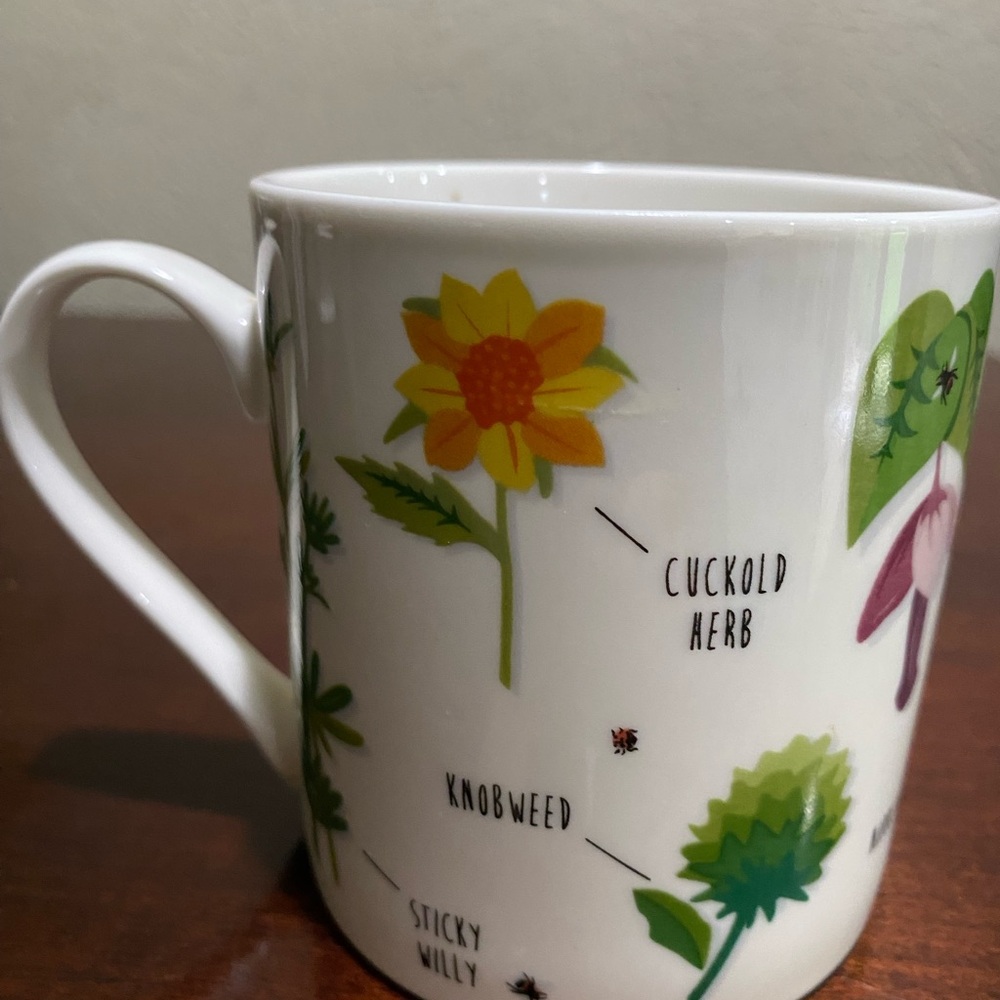 Ridiculously Rude Plants Ceramic Mug by Ginger Fox